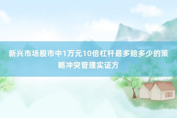 新兴市场股市中1万元10倍杠杆最多赔多少的策略冲突管理实证方